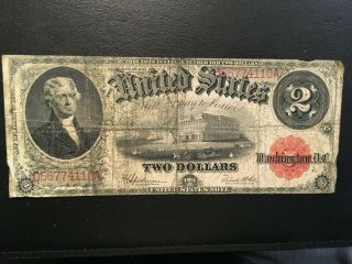 Usa 2 Dollars 1917 - Us Note