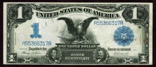 $1 1899 : BLACK EAGLE : Silver Certificate ( (WITH TEAR)) 3