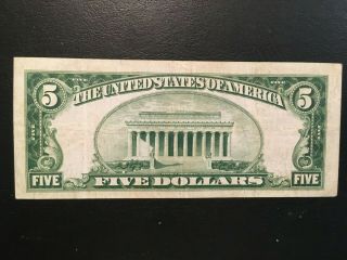 USA 5 Dollars National 1929 - - PITTSBURGH,  Pa.  - - Charter 252 3