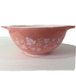 Vintage Pyrex Pink Gooseberry Cinderella 1 1/2 Qt Quart Mixing Nesting Bowl 442