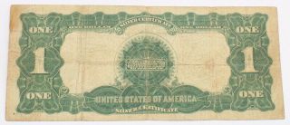 1899 UNITED STATES $1 BLACK EAGLE LARGE SILVER CERTIFICATE 8445 - 4 2