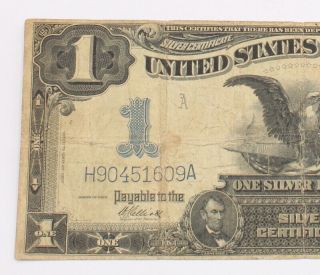1899 UNITED STATES $1 BLACK EAGLE LARGE SILVER CERTIFICATE 8445 - 4 3