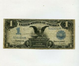1899 $1 Black Eagle Large Size Silver Certificate Note.  Starts@ 2.  99