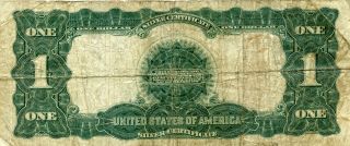 1899 $1 BLACK EAGLE LARGE SIZE SILVER CERTIFICATE NOTE.  STARTS@ 2.  99 2