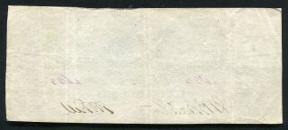 T - 36 1861 $5 FIVE DOLLARS CSA CONFEDERATE STATES OF AMERICA CURRENCY NOTE VF, 2