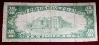 1928 $10 Gold Certificate 2