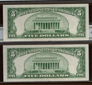 2_ - _SEQUENTIAL_1934 - C_$5.  00_Federal Reserve Notes_Choice & Gem Uncirculated - OPQ 2