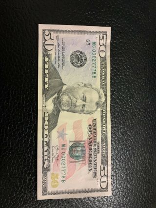 Really Low 50 Dollar Serial Number