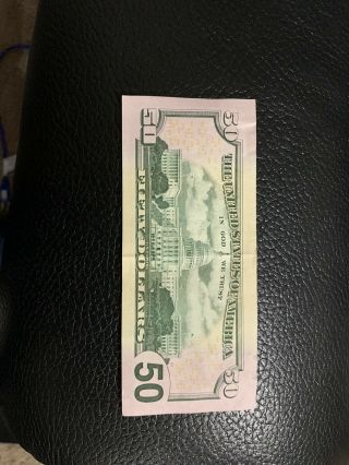 Really low 50 Dollar serial number 2