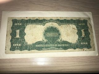 Large $1 US Banknote Series 1899 Black Eagle 2