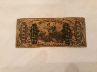 1863 United States 50c Fifty Cents Fractional Currency Note