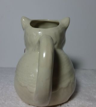 Puss ' n Boots Cat Cream Pitcher,  Shawnee Pottery,  Vintage, 3