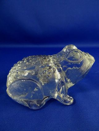Kosta Boda Zoo Frog Figurine Art Glass Sweden Htf