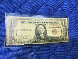 Hawaii 1935 A Silver Certificate One Dollar Bill Note S48129273c