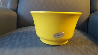 Vintage Haeger Pottery Bowl Planter Yellow Color Usa