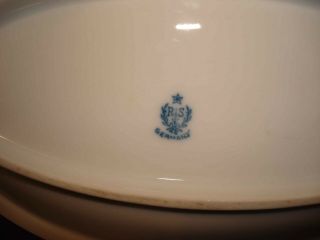 Vintage RS Germany Porcelain White Floral Cutout Handle Relish Celery Dish Bowl 3