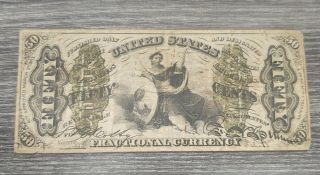 Fr 1362 1863 United States 50c Fifty Cents Fractional Currency Note