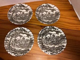 Royal Mail - Fine Staffordshire Ironstone - 4 Small Berry Bowls - 5 1/4”