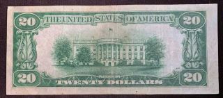 Series of 1934 - A US $20 Twenty Dollar Bill Federal Reserve Note - US 2