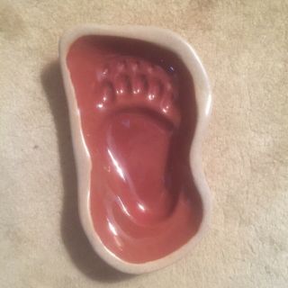 Pigeon Forge Pottery Tn Bear Footprint Tray 100 Proceeds Benefits Charity