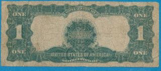 $1.  00 1899 FR.  235 BLACK EAGLE BLUE SEAL SILVER CERTIFICATE 3