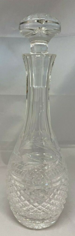 Vintage Waterford Crystal Glandore Cordial Whiskey Decanter Crafted In Ireland