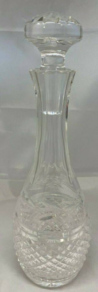 Vintage Waterford Crystal Glandore Cordial Whiskey Decanter Crafted in Ireland 2