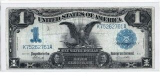 1899 $1 Black Eagle Silver Certificate Large Fr - 234 Elliott / White