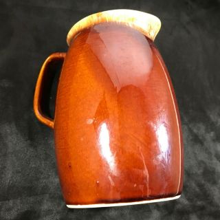 Vintage Hull Pottery Brown Drip Glaze 6 - 1/2 " Pitcher