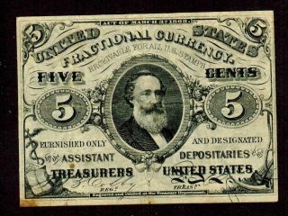 5 Five Cent Fractional Currency Third Issue More Currency