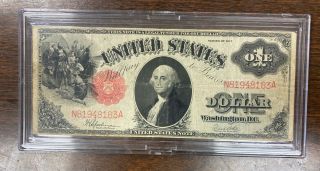Series Of 1917 $1 Note United States Legal Tender One Dollar Spellman/white