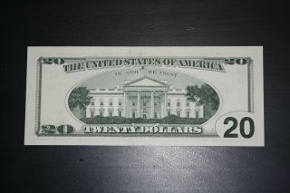 1996 $20 Twenty Dollar Federal Reserve Note - Uncirculated 2