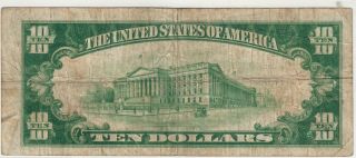 Columbus OHIO $10 1929 - 1 The CITY NAT ' L BANK & TRUST CO of Columbus; Fine 2