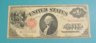 Series Of 1917 $1 Note United States Legal Tender One Dollar Serial M97004690a