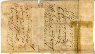 Colonial Currency Connecticut Soldier Pay Warrant 1782 2