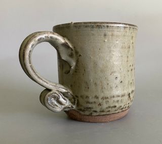 Signed Vintage Studio Art Pottery Coffee Mug Cup