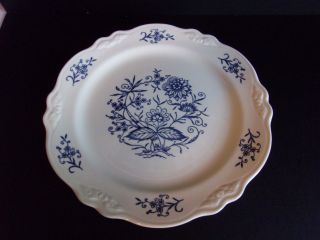 Heritage Vintage Imperial Blue Dresden Dinnerware Homer Laughlin Dinner Plate