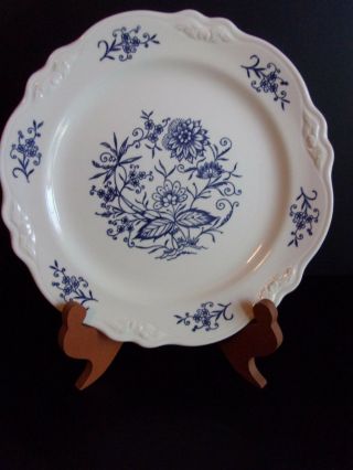 Heritage Vintage Imperial Blue Dresden Dinnerware Homer Laughlin Dinner Plate 2