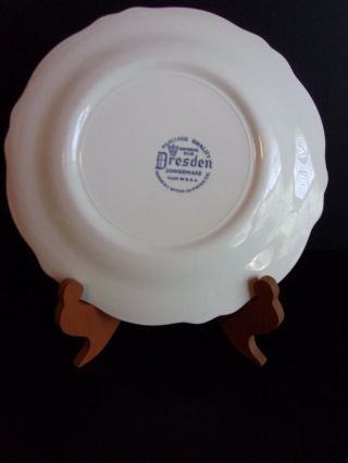 Heritage Vintage Imperial Blue Dresden Dinnerware Homer Laughlin Dinner Plate 3