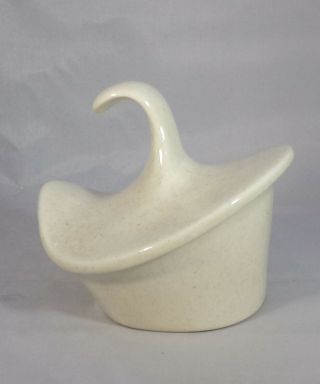 Vintage Redwing Pottery Teapot Lid Only 1955 Random Harvest Curved Knob Ivory