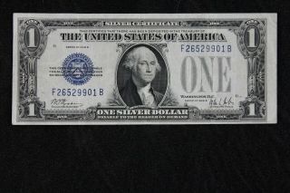 $1 1928b Funny Back Blue Seal Silver Certificate F26529901b Series B One Dollar