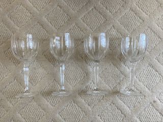 Marquis By Waterford Crystal Omega Set Of 4 All Purpose Wine Goblets