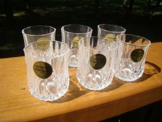 Set Of 6 French Cristal D 