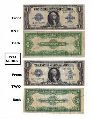2 Two - 1923 Series Large Dollars (horse Blanket)