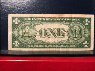 1935 A $1 HAWAII Silver Certificate Brown Seal WWII Banknote 3