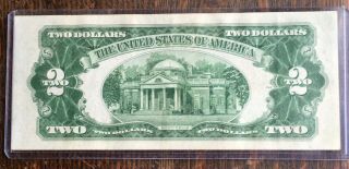 1928 - F $2.  00 UNITED STATES NOTE RED SEAL D 73322882 A No Tears No Pin Holes AU 3