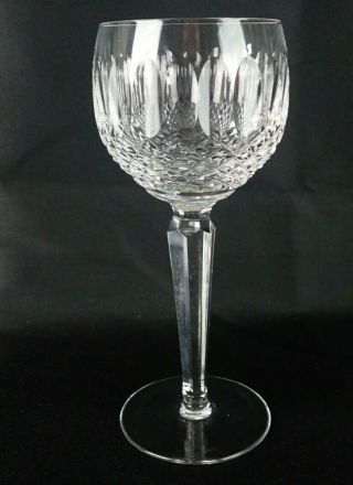 Signed Waterford Crystal Colleen Pattern 6 - 1/2 " Wine Claret Glass 1