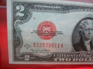 SERIES 1928 G $2.  00 UNITED STATES NOTE - CRISPY & 