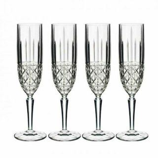 Marquis By Waterford,  Brady Flutes,  Set Of Four