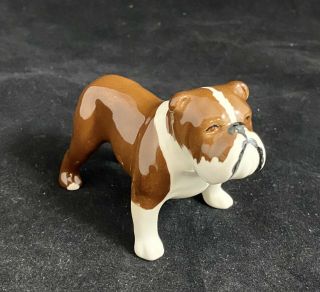 Beswick England Porcelain Boxer Dog Figurine 3 1/2”
